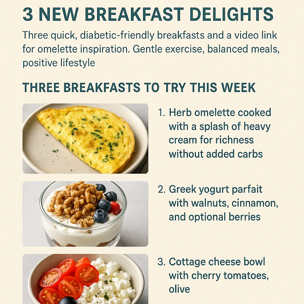 Diabetes Recipes – 3 New Breakfast Delights